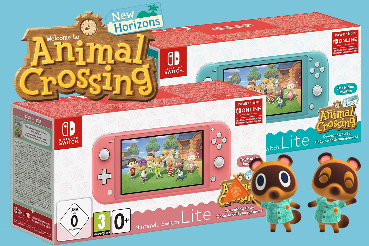 La nouvelle Nintendo Switch Lite en édition limitée avec le jeu Animal  Crossing: New Horizons à moins de 200€ !